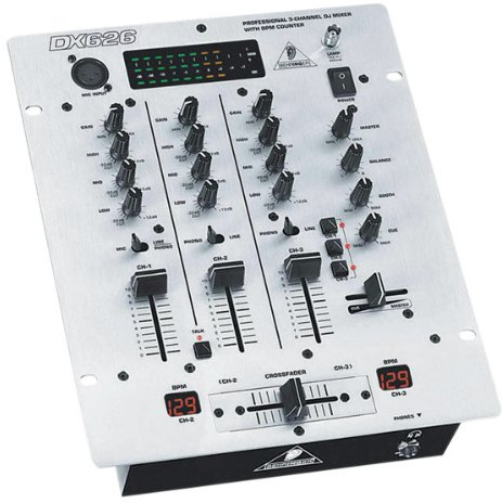 Behringer PRO Mixer DX626 dj Mixer Professionale con contatore BPM Integrato