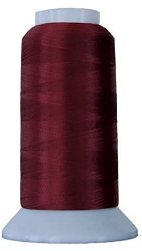 Superior Threads Bottom Line 2-Ply 60-Weight Polyester Embroidery Quilting Sewing Thread - 3,000 Yard Cone (#603 Red)
