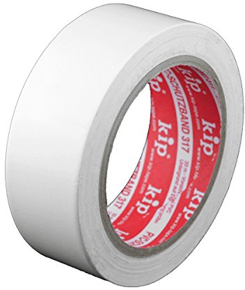 Kip 317 PVC-Schutzband glatt weiß 38mm x 33m