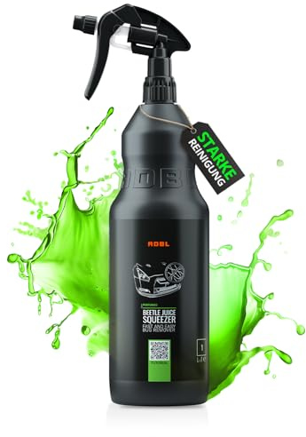 ADBL Beetle Juice Squeezer (1l) - kraftvoller Lackreiniger gegen angetrocknete Insektenreste & Vogelkot - Auto Insektenentferner & Insektenreiniger Auto für Glas, Lack, Chrom & Kunststoff