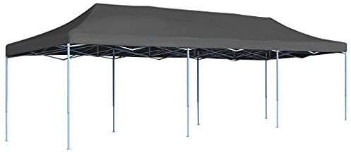 vidaXL Faltzelt Pop-Up Partyzelt 3 x 9 m Anthrazit