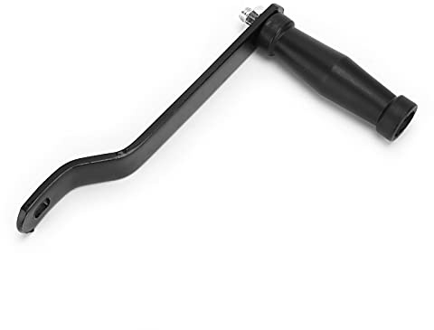 Aramox Poignée de Treuil Universelle en Acier et ABS, Manivelle de Remplacement pour Remorque Marine, Accessoires de Bateau