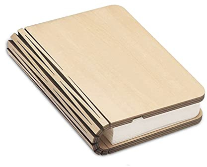 Holz-Buchlicht, zusammenklappbar, tragbar, Buchlampe, USB-wiederaufladbar, Schreibtischlicht für Mutter, Frauen, Jungen, Kinder, Mädchen