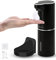 Dispenser di sapone automatico da parete in schiuma con sensore - LAOPAO Dispenser di sapone elettrico con induzione e ricarica USB IPX5 impermeabile, sensore di movimento per cucina e bagno (nero)