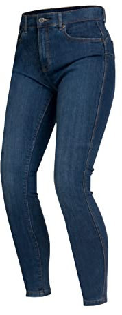 OZONE MOTO Striker Lady Motorradjeans Damen | Aramidfaser Futter | Flying Bats Knieprotektoren Stufe 2 | Taschen für Hüft und Steißbeinprotektoren | Slim Fit