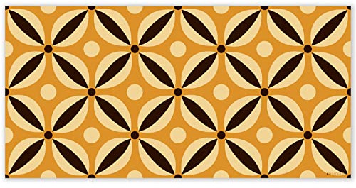 mubusi Tapis Vinyle du Sol Cuisine Salon - Différentes Tailles - (Moins 60x120 cm)