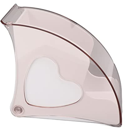 Porte-filtre à Café, Distributeur de Papier Filtre à Café en Plastique, Boîte à Filtre à Café avec Couvercle Anti-poussière, Boîte de Rangement en Papier Filtre pour Café, Maison,(Blanc)