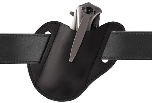 Ceolup Ledermesserscheide für Gürtel | Männer Leder Messer Organizer Scheide Gürtel - Taschenmesserhalter mit Gürtelclip, Herren-Leder-Organizer-Scheide, Leder-Messerscheidegürtel für die eisten