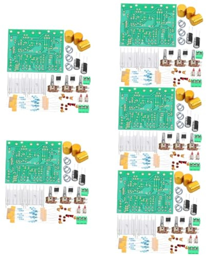 NIYANGLE 5 Sets Amplifier Board Subwoofer Power Amplifier Board Audio Stereo Amp Module Diy Kit for Easy Assembly and Visual Appeal