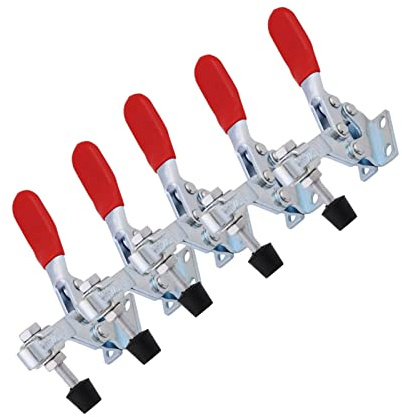 AKLOSIPY 5 Stück GH 225 D Kniehebelspanner, Schnellspanner, Horizontal, 227 Kg, Haltekraft, Klemmen, Anwendung, EIN Stabiler Fels, um auf Vorrichtungen zu Installieren