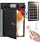 wowspeed Automatische Hühnerklappe Solar, Elektrische Hühnerklappe Automatisch mit Timer, 7W Solarpanel, LCD Display, Fernbedienung, Automatische Hühnerstalltür Hühnertür,Einklemmschutz, Fernsteuerung