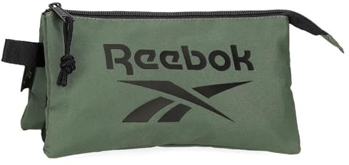 Reebok Darwin Estuche Triple, Verde, Poliéster