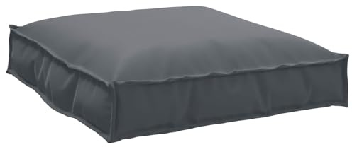 vidaXL Kissen Oxford-Stoff Anthrazit 70 x 70 x 12 cm