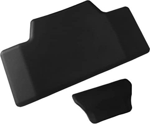 HOLIDYOYO 2piezas Cojin Espalda Moto Almohadilla Asiento Trasero Cojín Espuma Fácil Instalación Resistente