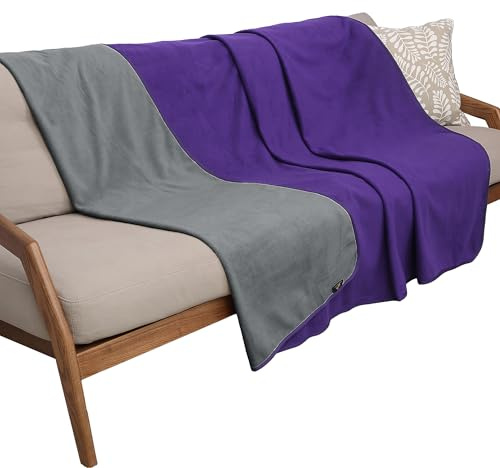 Pawsee Wasserdicht Hundedecke Katzendecken Waschbar, wasserdichte Decke für Große Hunde Sofaschutz Couch Überwurf, Flauschig Wasserdicht Liebesdecke für Schutzdecke Tagesdecke, L 203 x 152cm