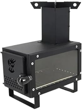 Mini cheminée d'extérieur portable de table, poêle à bois, simple et créative, idéale for le camping sous tente, les pique-niques et les barbecues.