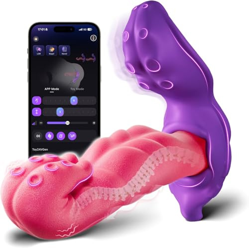 Juguetes Sexuales para Hombres, Estimulación Prostática con 5 Funciones de Choque Peristáltico y 8 Vibraciones, Vibrador Anal de Silicona