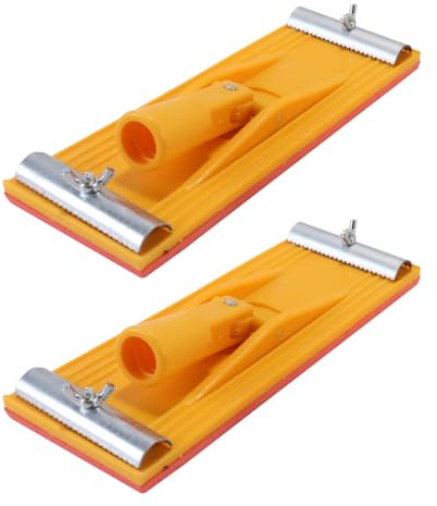Voyoo 2 st kraftigt polerhuvud för snabba, väggar och tak utan stegar effektiv slipning av golv kompatibel med allt sandpapper