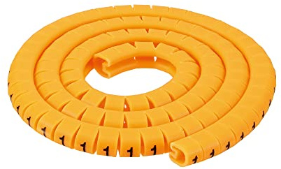 InLine 59961G 1000er Pack kabelmarkerare 5,2-10 mm, Nr.0-9