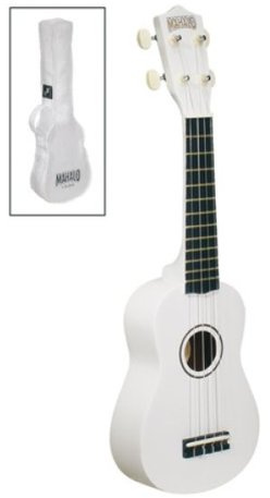 Mahalo Sopran Ukulele U-30G-WH