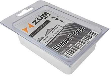 ZUMWax Iron-On Ski/Snowboard/Nordic Wax - Base Prep – Clean – Travel - Storage, 140 grams, Made in USA, PFAS-free, Keep your bases from drying