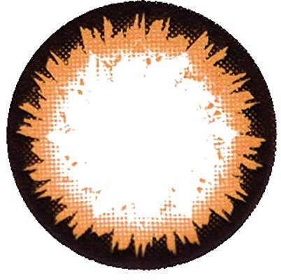 Matlens - Pro Trend Farbige Kontaktlinsen ohne Stärke braun Big eyes Circle Lenses Venus NPW-A26 2 Linsen 1 Kontaktlinsenbehälter 1 Pflegemittel 50ml