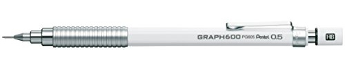 Pentel pg605 Graph 600 Bleistift Pentel in Geschenketui, Schaft weiß