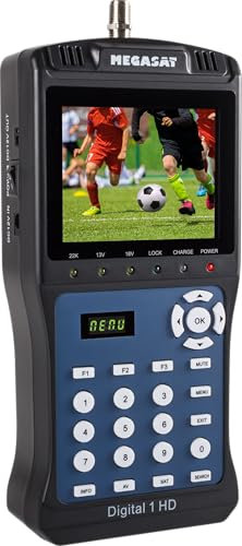 Megasat 2600011 Satmessgerät Megasat Digital 1 HD, Schwarz