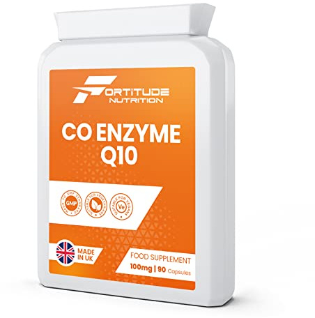 Coenzyme Q10 100mg 90 Capsules | CoQ10 Supplement | Naturally Fermented Trans Form of Ubiquinone | Vegan Co Enzyme Q 10 for Heart Health, Energy, Mitochondria Supplement