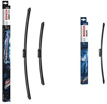 Wischblatt Satz Aerotwin A863S + Bosch A403H Rear Heckscheiben-Wischer