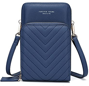 myfriday Crossbody Phone Bags for Women Small Shoulder Bag Handbags Multifunctional Cellphone Bag Lightweight Wallet Purses 3 Main Pockets with Card Slots