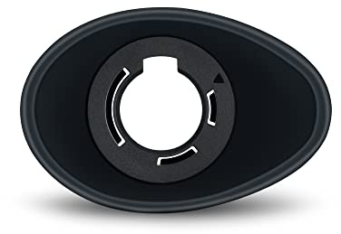 JJC Kamera Augenmuschel Okular für Nikon Z9 Sucher, 360° Drehbare Weiche Augenmuschel ersetzt Nikon DK-33 Gummi-Augenmuschel (Aktualisierte Version) | Ersetzt Nikon DK-33 Augenmuschel|Weiches Silikon|360° drehbare ovale Form|Blockiert Streulicht|Schutz vor Stößen & Kratzern