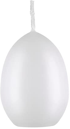 Kopschitz Kerzen Eikerzen Weiß, 6 x Ø 4,5 cm, 30 Stück