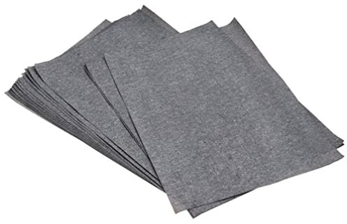Operitacx 50blätter Transferpapier Kohlepapier Transparentpapier Graphit-kohlepapier Beutel Malkohlepapier Kohlebeschichtetes Papier Schwarz