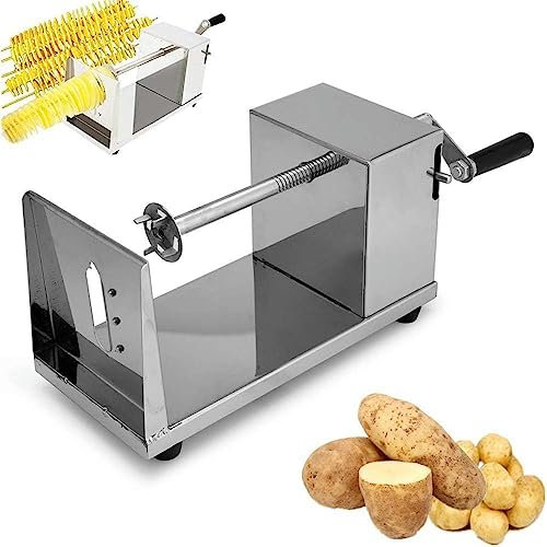FLTRGO Top Home Solutions Spiral Vegetable Slicer/Spiralizer Manual Stretching Potato Chip Machine