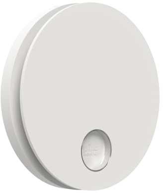 plikc Aspiratore da parete ad aspirazione assiale serie Ario con speciale membrana in Mylar anti ritorno dell'aria esterna - 100% MADE IN ITALY (Foro Ø 118, BIANCO)