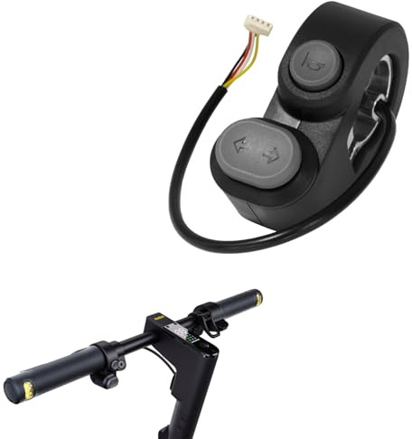 M365Lyon - Hupe und Blinklicht kompatibel mit Ninebot G2 Max Elektro-Scooter