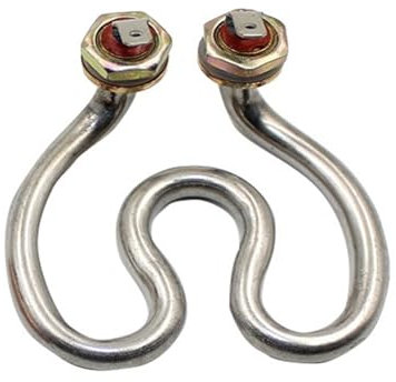 LVSELINGI Electric Heating Tube 220V 500W/600W Stainless Steel/Copper Immersion Heater Elements for Coffee Pot/Quick Electric Kettle Cheerfully(Stainless Steel 500w)