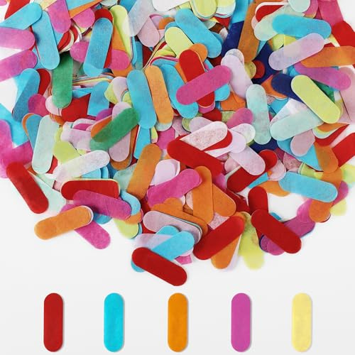 Milifox 100g Coriandoli di Carta Velina,Coriandoli di Multicolore Biodegradabili per La Decorazione di Nozze,Compleanno e Festa