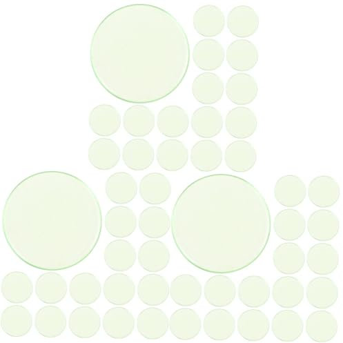 VICASKY 300stücke Transparente Bingo Chips Aus Zählchips Für Spiele Farbige Spielmarken Für Poker Und Mathematik Für Gruppierung Und Zählen
