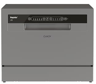 Candy Table Top Dishwasher CP 6E51LS-80 - Silver - 6 Place Settings