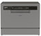 Candy Table Top Dishwasher CP 6E51LS-80 - Silver - 6 Place Settings
