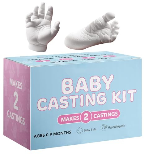 Baby Hands & Feet Casting Kit - Gipsform För Babyhänder,Minnespryd för Småbarns Milstolpar till Familj & Vänner