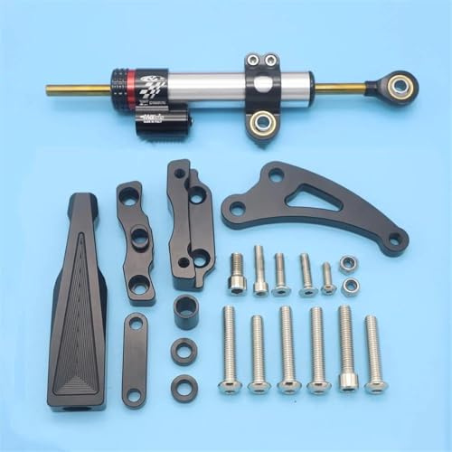 EQJSHL Staffa di Montaggio per Ammortizzatore di Sterzo Stabilizzatore per Moto per H&Onda CB650F 2014 2015 2016 2017 2018 2019 2020 Barre stabilizzatrici(Colore 9)