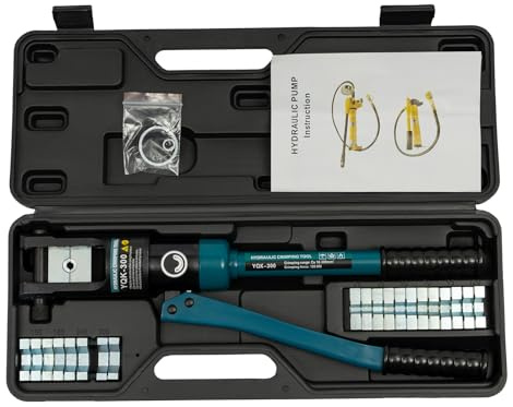 Manuell hydraulisk presstång, krimptång för kabelskor, 16–300 mm², multifunktions-presstång, lämpliga aluminiumrör, plaströr, PEX-rör, flerskiktsrör