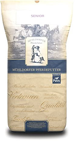 Mühldorfer Senior Müsli - 20 kg - Pferdefutter für ältere Pferde - Leicht verdauchlich - Haferfreies Pferdemüsli