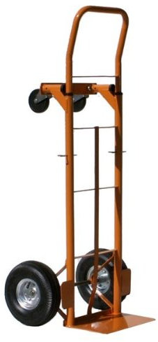 2-in-1 Heavy Duty Sack Truck & Platform Trolley – 250kg Capacity, Pneumatic Wheels | Convertable Hand Truck | Multi Position Sack Barrow