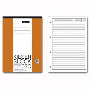 Brunnen Kieserblock | verschiedene Lineaturen und Verpackungseinheiten zur Auswahl (3, Lineatur 03C (liniert))