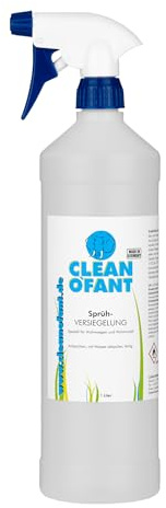 CLEANOFANT Sprüh-VERSIEGELUNG | 1 Liter | für Wohnwagen Wohnmobil Caravan | Zum Versiegeln von Lack Gelcoat GFK Strukturblech Wabenblech Acrylglas Folie Dach - Ideal für große Flächen