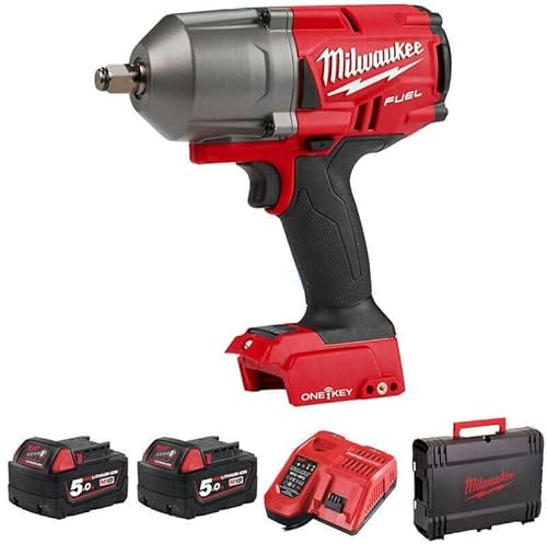 Milwaukee M18FHIWF12-0 18V Brushless 1/2 Impact Wrench with 2 x 5.0Ah Batteries